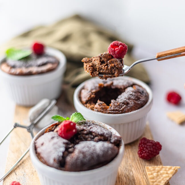 Soufflé de chocolate