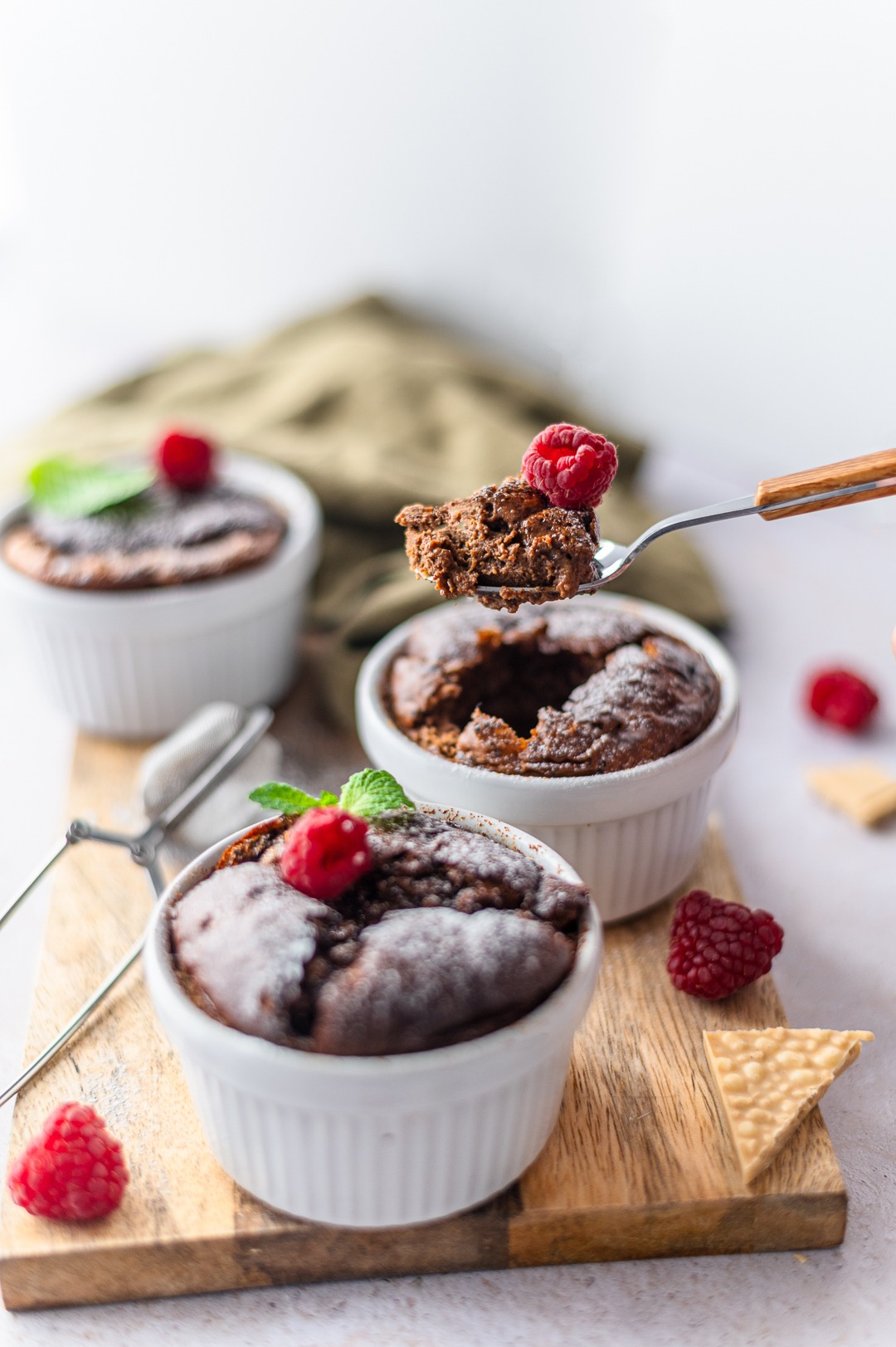 Soufflé de chocolate