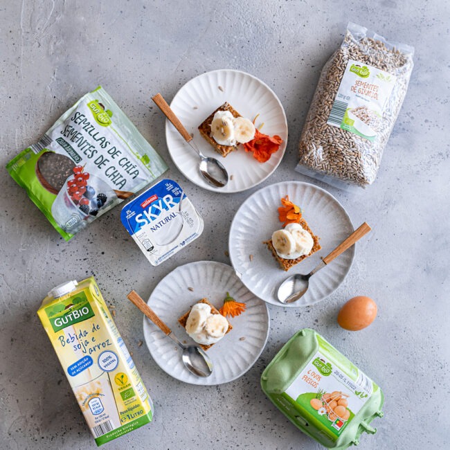 Papas de aveia no forno