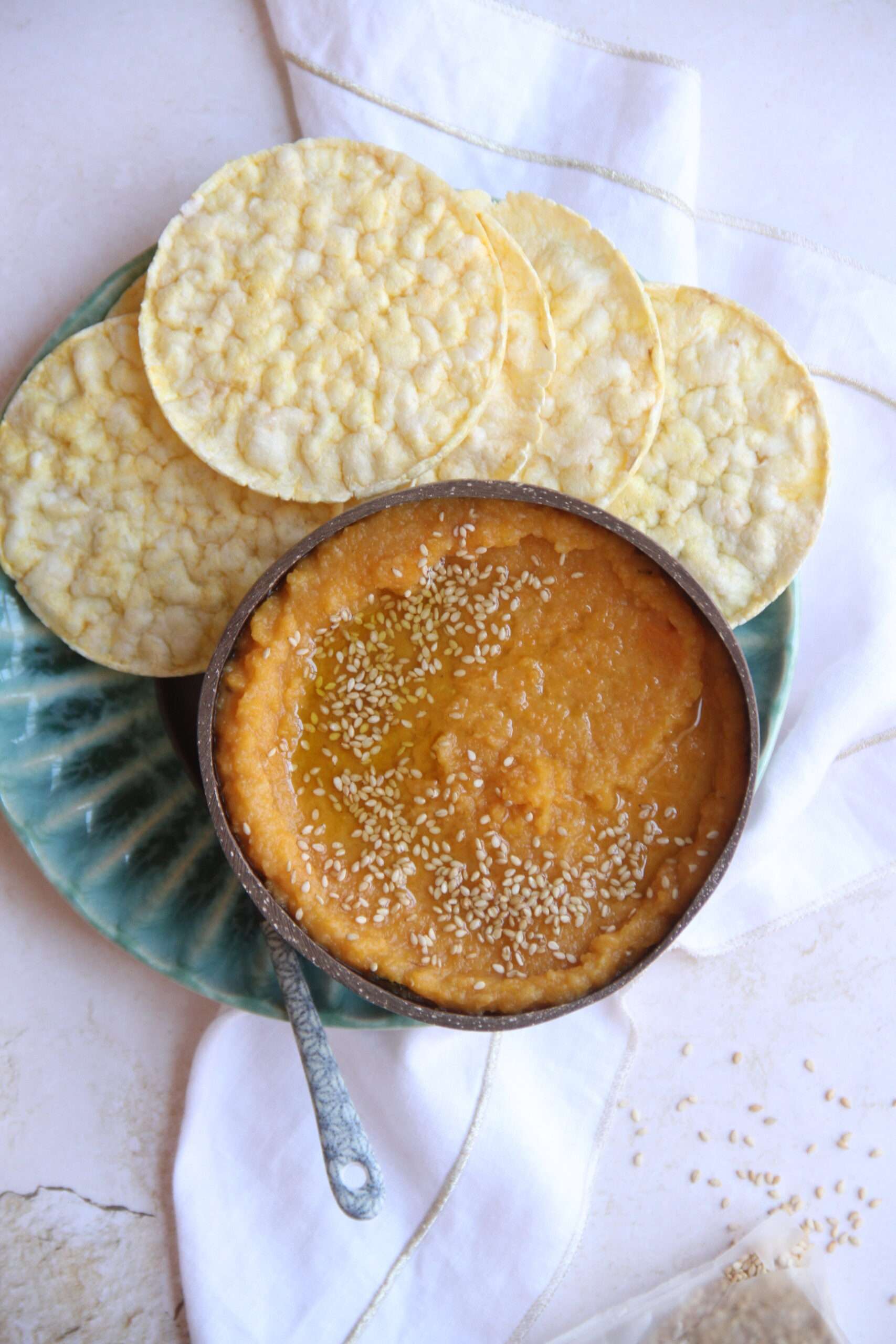 paté de lentilhas com gengibre