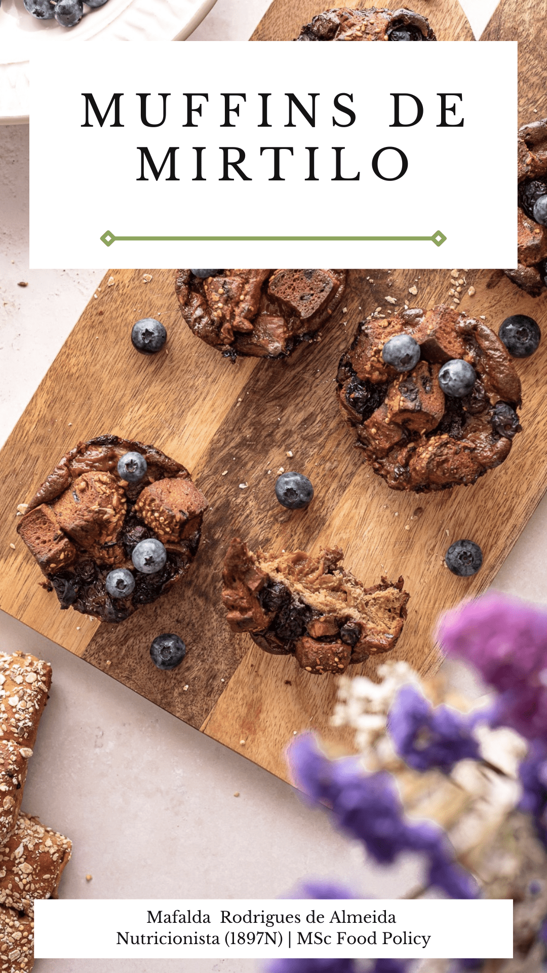 Muffins de mirtilo