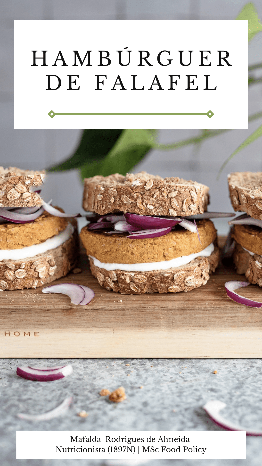 hambúrguer de falafel