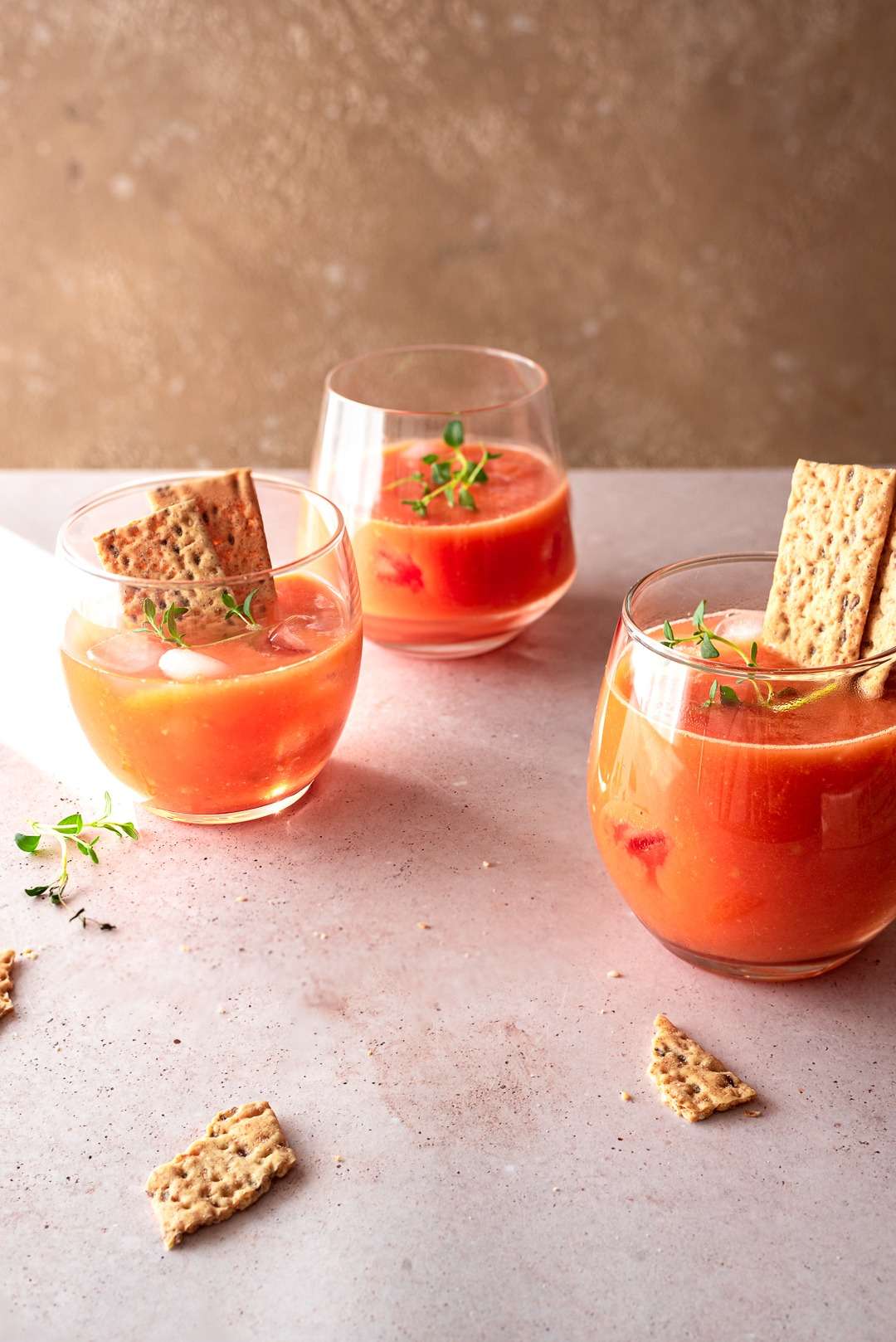 sopa fria de tomate