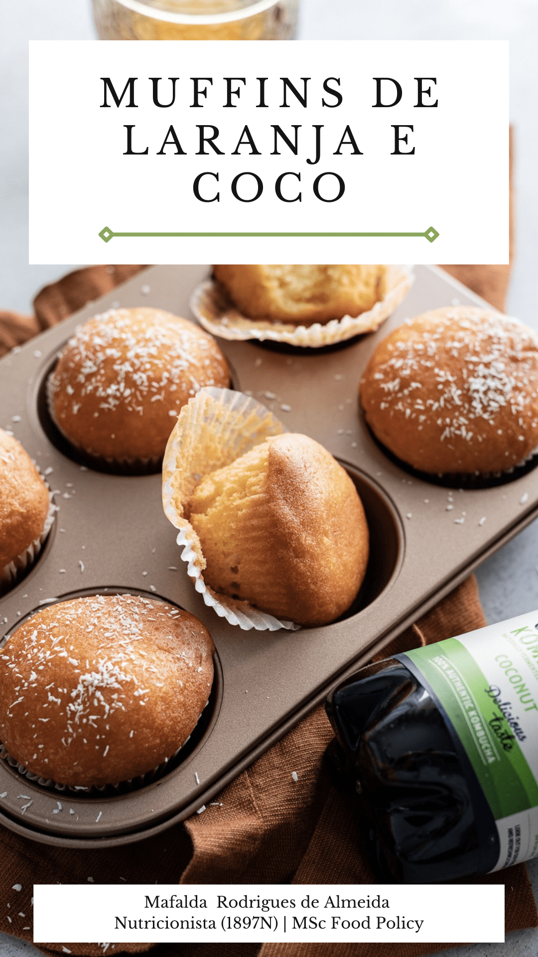 muffins de laranja