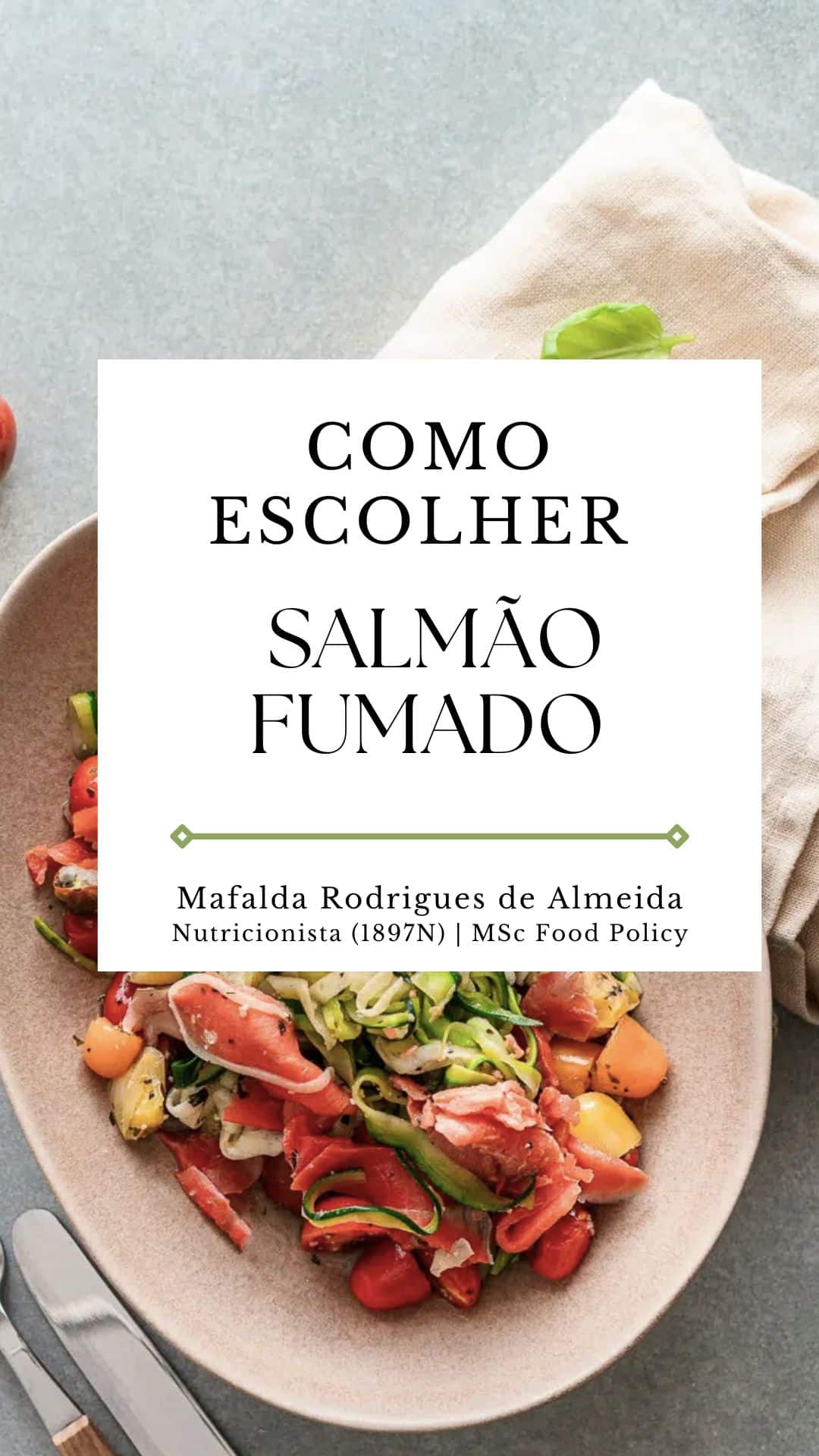como escolher salmão fumado