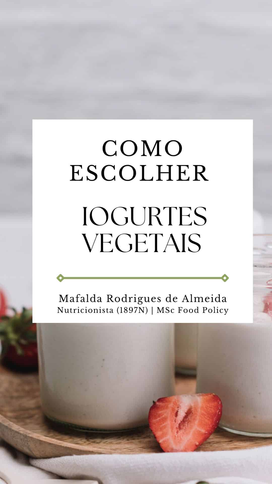 como escolher iogurtes vegetais