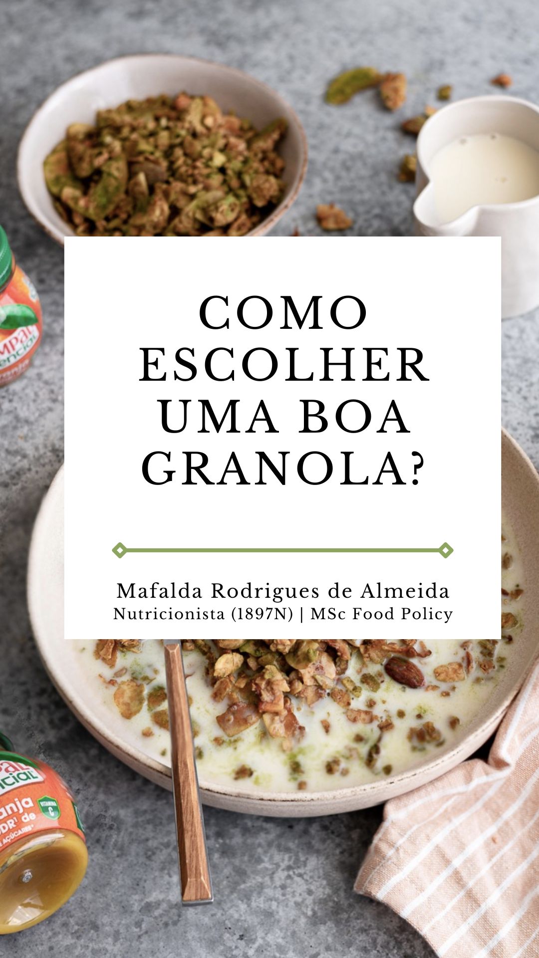como escolher granola