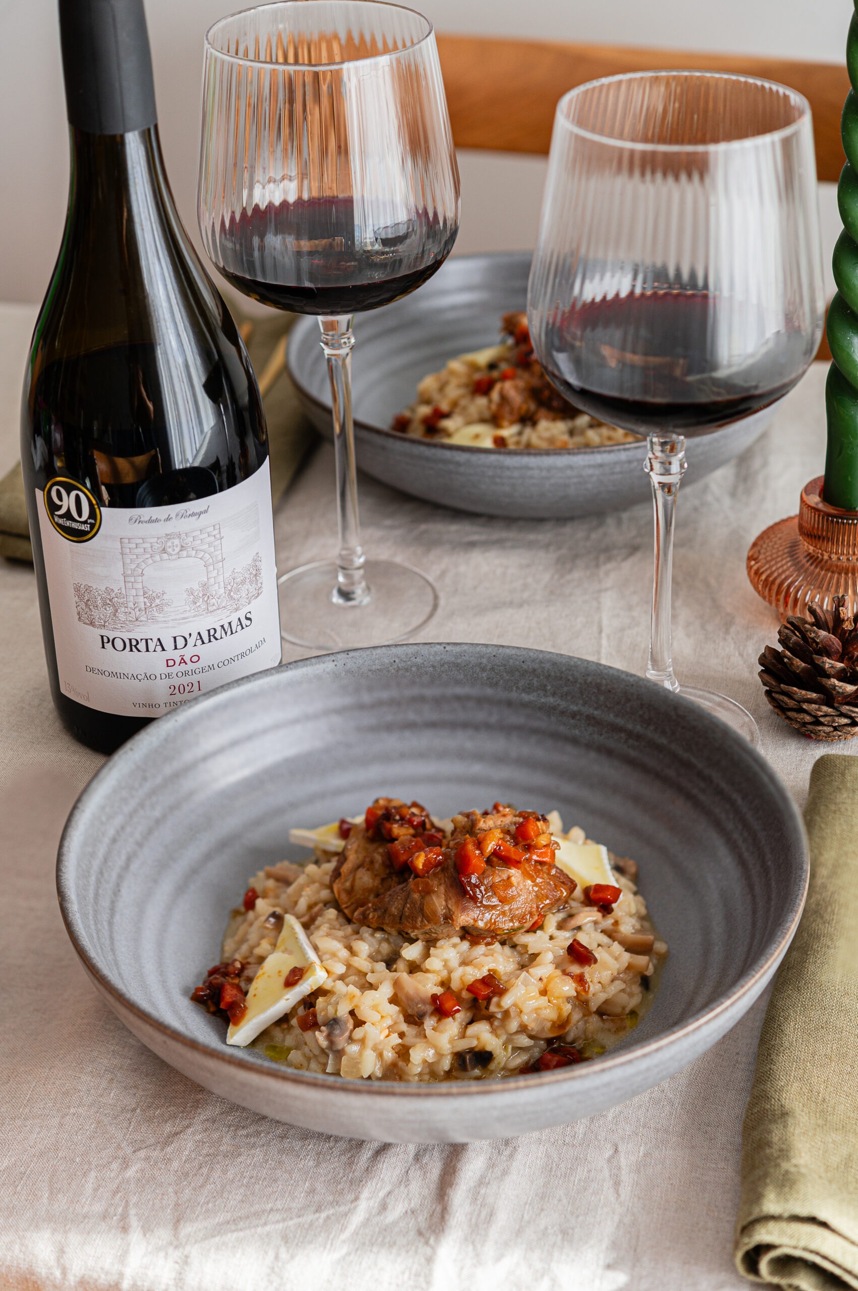 risotto de borrego