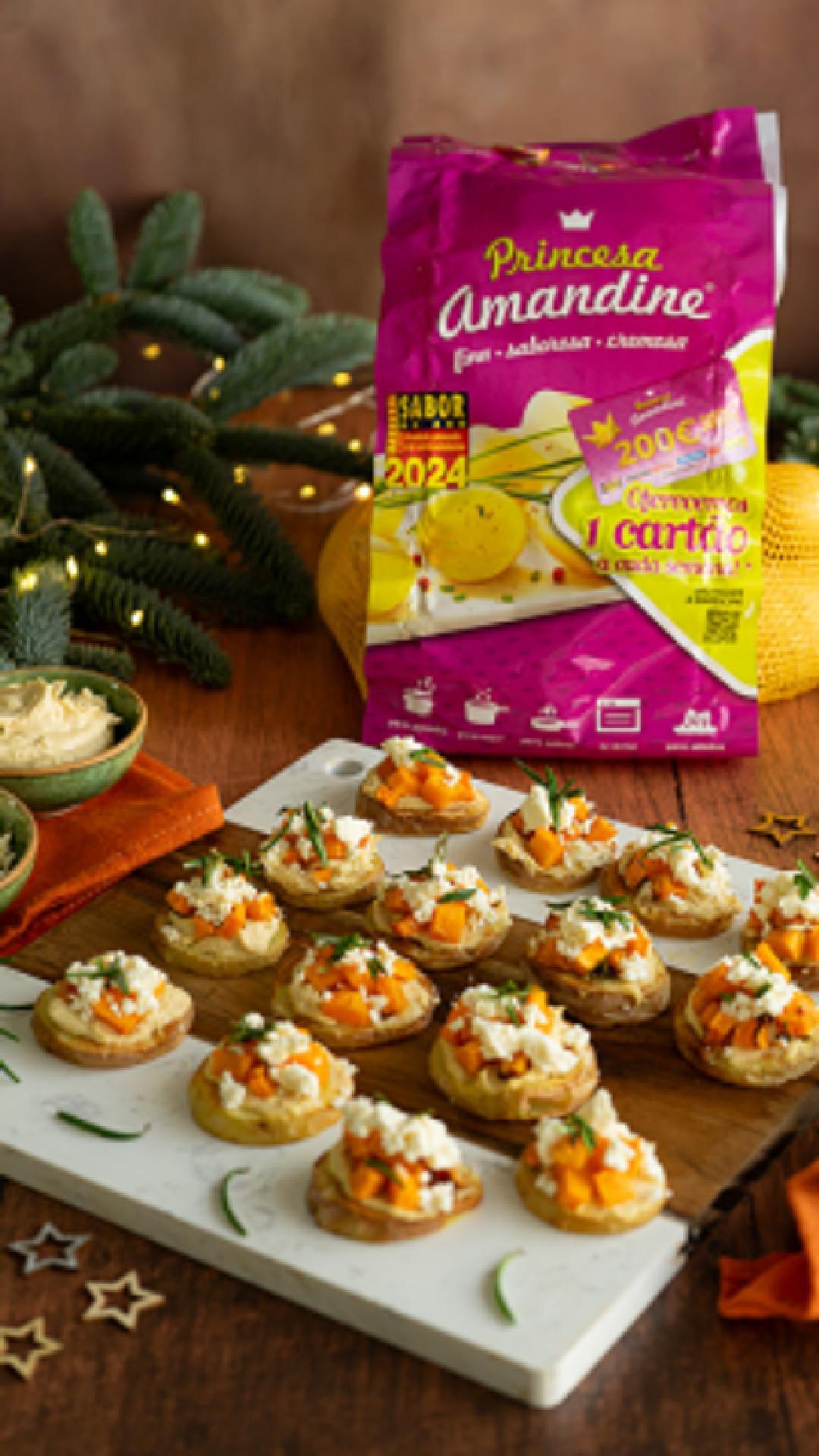 canapés de abóbora